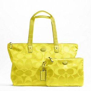 Coach Weekender Bag NWT in Citrine